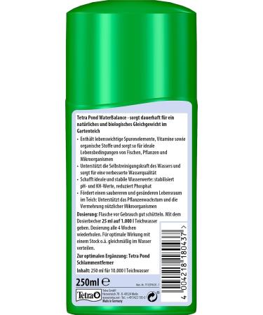 Tetra Pond WaterBalance - Ideal Water Treatment for Ponds | 250 ml | Stable Water Values International Shipping - Buy Online on GoSupps.com