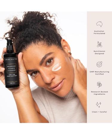 JSHealth Facial Cleanser - Gentle Face Wash with Vitamins C & E Avocado Oil & Chamomile | Shop Online for Men & Women - International Shipping Available - Buy Online on GoSupps.com