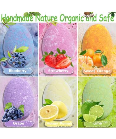 COOFO 2022 Advent Calendar Bath Bombs for Kids - 6 Extra Large Fizzy Egg Bath Balls for Boys | Christmas Stocking Stuffers with Surprises Inside - Buy Online on GoSupps.com