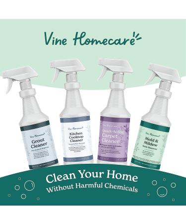Vine Homecare Mold & Mildew Stain Remover | Scrub-Free Formula | Restores Tile, Grout, Vinyl & More | Lifts Mold & Mildew Stains | Made in the USA - Buy Online on GoSupps.com
