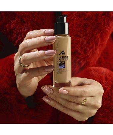 Manhattan Lasting Perfection Foundation 25H | Rose Ivory 40 | Long-Lasting High Opacity Flawless Complexion | 30ml - International Shipping Available - Buy Online on GoSupps.com