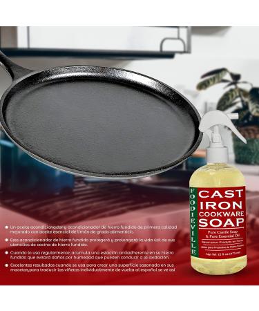 Creation Farm Cast Iron Soap - Plant-Based Cleaner for Skillets Griddles & Dutch Ovens | Eco-Friendly Cookware Care - Foodieville - Buy Online on GoSupps.com