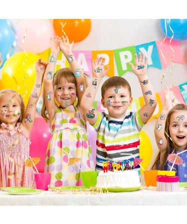 Kids Waterproof Temporary Tattoos - 70 Sheets, 700 Styles Unicorn, Animals, Mermaid, Dinosaur, Car, Space - Safe Water Transfer Fake Tattoo Stickers for Children - Buy Online on GoSupps.com