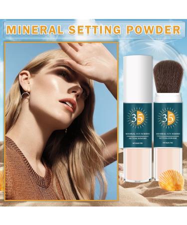 Buy Mineral Sunscreen Powder for Face - Oil Control & Matte Finish - Lightweight Translucent Setting Powder - 01 Translucent | International Shipping - Buy Online on GoSupps.com