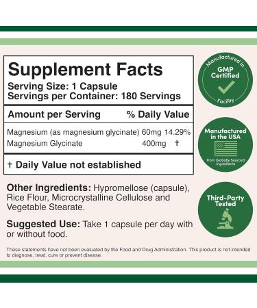 Magnesium Glycinate and Lion's Mane to Support Overall Health and cognition - Buy Online on GoSupps.com