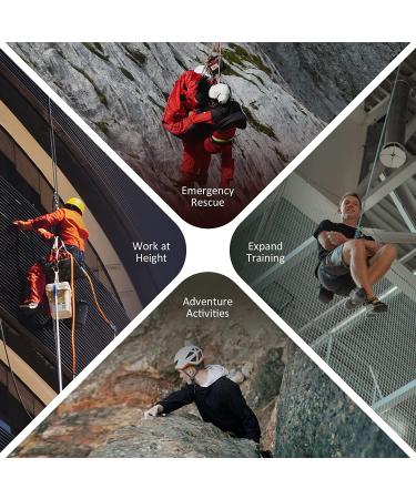 Lixada 30KN Zipline Pulley Trolley Rescue for 1/4-1/2 Cable - Holds up to 6700lbs (Dark Blue) - Buy Online on GoSupps.com