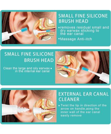 Ear Wax Remover Tool with 17 Tips - Gentle Ear Wax Removal Cleaner for Adults & Kids - Buy Online on GoSupps.com