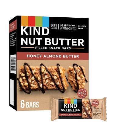 KIND Nut Butter Filled, Honey Almond Butter, 6Ct