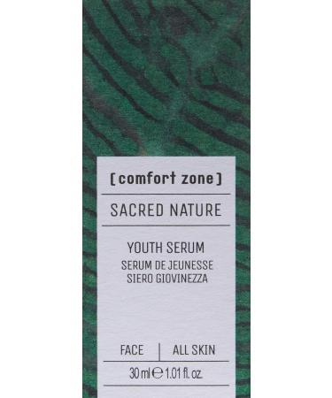Comfort Zone Sacred Nature Youth Face Serum | Triple Action Anti-Aging Moisturizer & Protector | 100% Natural | 1.01 Fl. Oz. for All Skin Types - Buy Online on GoSupps.com