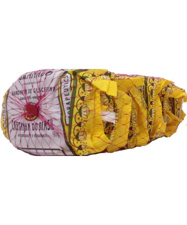 Linha Terrapeutics Granado - Sabonete em Barra Castanha do Brasil (6 x 90 Gr) - (Granado Terrapeutics Collection - Brazil Nut Bar Soap Net (6 x 3.2 Oz))
