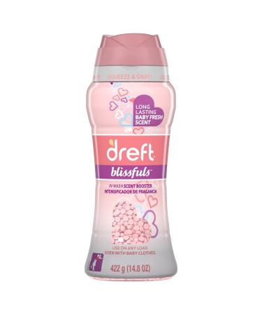 Dreft Blissfuls in-Wash Scent Booster Beads, Baby Fresh, 14.8 Ounce Baby Blossom 14.8 Ounce (Pack of 1)