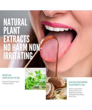 Organic Coconut Pulling Oil - Mint Oil Mouthwash (8 Fl. Oz) for Fresh Breath Teeth Whitening & Healthy Gums | Natural Coconut & Peppermint Formula - Buy Online on GoSupps.com