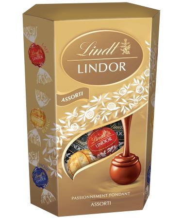 Lindt Lindor Assorti Cornet 200 g - Lot de 2