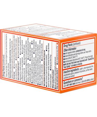 Motrin IB Migraine Liquid Gel Caps 20 Ct Ibuprofen 200mg for Migraine Relief - Buy Online on GoSupps.com