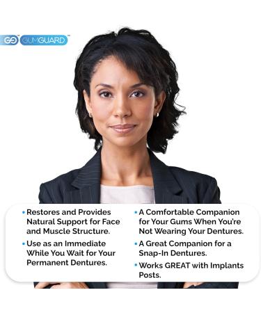 Customizable Soft Denture Mouthguard for Grinding Relief - Ideal for Denture Wearers & Implant Patients | UltraSoft Upper White Guard - Buy Online on GoSupps.com