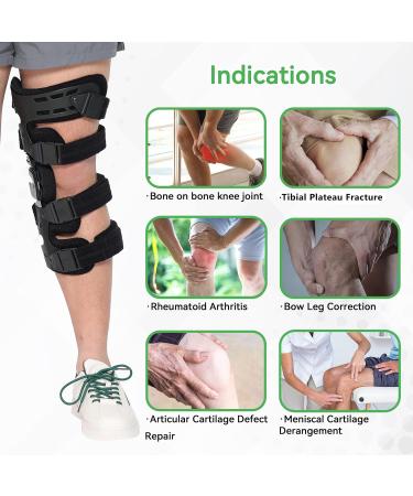 Orthomen Lateral Unloader Knee Brace for Osteoarthritis | Best Offloader for Bone on Bone Joint Degeneration - L1851 L1843 (Left) - Worldwide Shipping - Buy Online on GoSupps.com