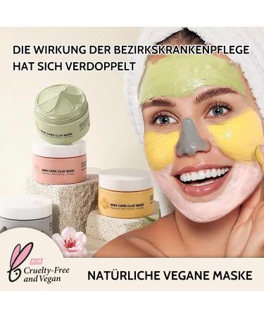 Dead Sea Mask Refining Pores Deep Cleansing Face Mask Skin Care Improve Blackheads Acne Dark Spots Even Skin Tone Face Mask Control Oil (Green Tea) - Buy Online on GoSupps.com