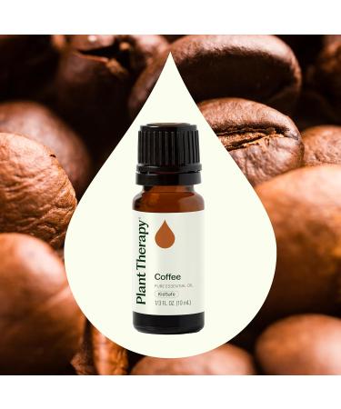 Plant Therapy Coffee Essential Oil 10 mL (1/3 oz) 100% Pure Undiluted Natural Aromatherapy Rich Cozy Aroma - Buy Online on GoSupps.com