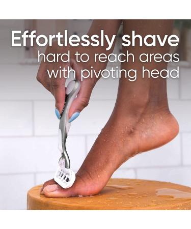 Gillette Venus Extra Smooth Sensitive Women's Razor Blade Refills - 6ct Blue Refills - Buy Online on GoSupps.com