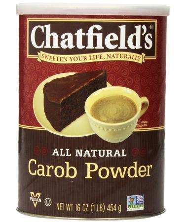 Chatfields All Natural Premium Carob Powder, 16 Ounce Unsweetened