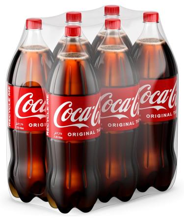 Coca-Cola Original Taste 1.75L | Pack of 6 | Great taste of Coca-Cola | Perfect with meals - Buy Online on GoSupps.com