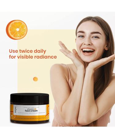 Sirona Vitamin C Face Cream - Hydrate Skin Radiance & Dark Spot Reduction with Hyaluronic Acid - 1.76 Oz - Buy Online on GoSupps.com