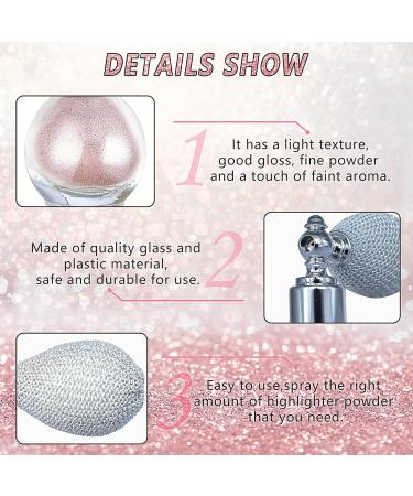 Ganbaro Glitter Powder Spray - High Gloss Highlighter for Hair, Face & Body (#3) - Buy Online on GoSupps.com