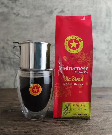 Vietnamese Coffee Co - "Bia Blend" (Hops Citrus Malty) - 220g Whole Beans - Buy Online on GoSupps.com