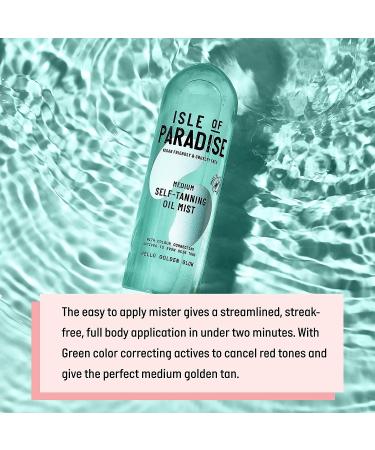 Isle of Paradise Self Tanning Oil Mist - Color Correcting Vegan Spray, 6.76 Fl Oz (Golden Glow) - Buy Online on GoSupps.com