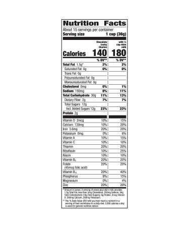 Chocolate Lucky Charms Unicorn Cereal 18.8 oz - Whole Grain Marshmallow Breakfast - Pack of 1 - Buy Online on GoSupps.com