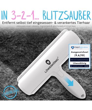 L wenk nig Rolli 2.0 | Self-Cleaning Animal Hair Remover for Dogs & Cats | Ideal for Sofas Cars Clothing & More | Shop Now! - Buy Online on GoSupps.com