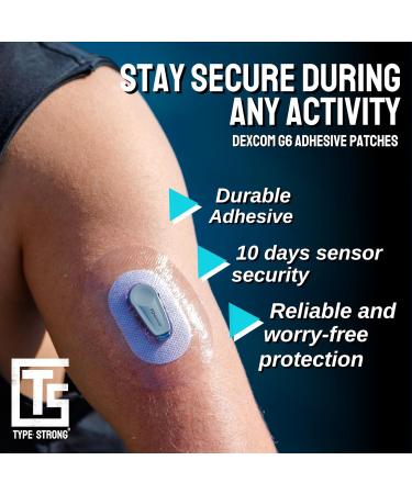 Buy Dexcom G6 Adhesive Patches - Waterproof Hypoallergenic & Sweatproof - Lasts 10 Days - Compatible with Dexcom G5 & G6 - Pack of 20 Clear - Buy Online on GoSupps.com