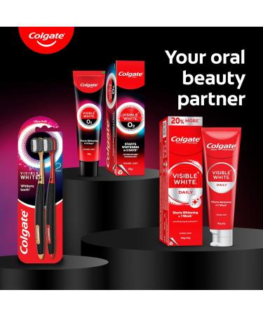 Colgate Visible White O2 Teeth Whitening Toothpaste (50g/1.7oz) - Buy Online on GoSupps.com
