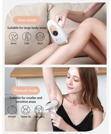 IPL Hair Removal Device | 999,999 Flashes | Painless Laser Hair Remover with Ice Cooling | 9 Energy Levels | For Men and Women - Buy Online on GoSupps.com