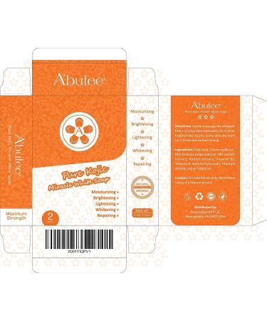 ARBUTEE Pure Kojic Acid Brightening Whipp Soap for Glowing Skin - Dark Spots, Uneven Tone - 2 Bars | Maximum Strength, SLS and Paraben-Free - Buy Online on GoSupps.com