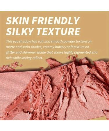 Professional 18 Colors Eyeshadow Palette for Mature Women | Waterproof Blendable Brown Shades | Natural-Looking Eye Makeup for All Skin Types - Buy Online on GoSupps.com