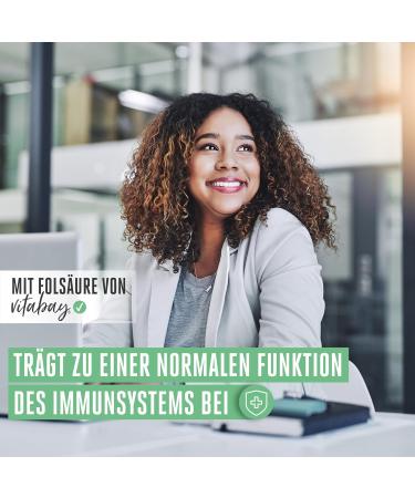 Buy Vitabay Folic Acid Tablets 1000 mcg - 240 Vegan B9 Vitamins for Pregnancy & Children - High Bioavailability & Lab Tested - Buy Online on GoSupps.com