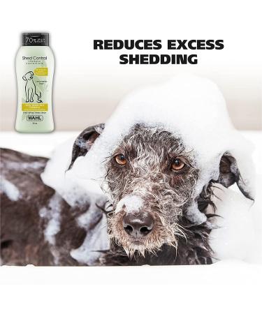Wahl Shed Control Pet Shampoo | Lemongrass, Sage, Oatmeal & Aloe | 24 Oz - Model 820005A - Buy Online on GoSupps.com