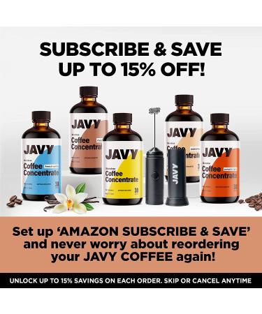 Javy Coffee Concentrate Bundle - Original + Mocha | Hot & Cold Brew Instant Coffee | 60X Caffeinated Shots - Medium Roast Arabica | Unsweetened & Sugar-Free | 2 Pack 12oz & 6oz - Buy Online on GoSupps.com