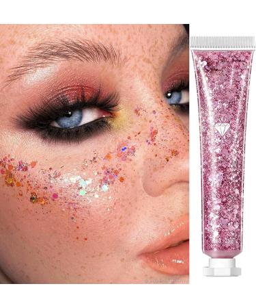  Vigcebit Body Glitter Gel Face Glitter Body Gel Glitter Glitter Mermaid Scale Glitter for Women 3# - Buy Online on GoSupps.com