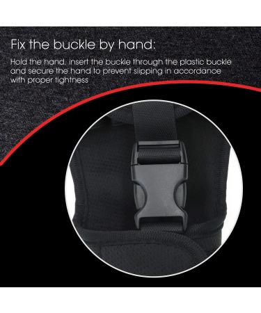 Biange Finger Splint Brace - Rehabilitation Gloves for Elderly Stroke Recovery & Hand Training - Black - Buy Online on GoSupps.com