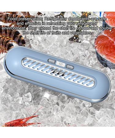 Fridge Odor Remover | with Charging Cable Scent Remover and Air Purifier - Small Freezer Deodorizer for Closet Outperforms Activated Carbon and Baking Soda Bairong Blue - Buy Online on GoSupps.com