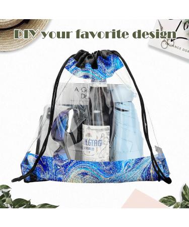30-Piece Clear Drawstring Backpack Set | Waterproof Transparent Stadium Bags for Gym, Concerts, Travel | Beach, Swimming, Sports & Stadium Approved - Buy Online on GoSupps.com