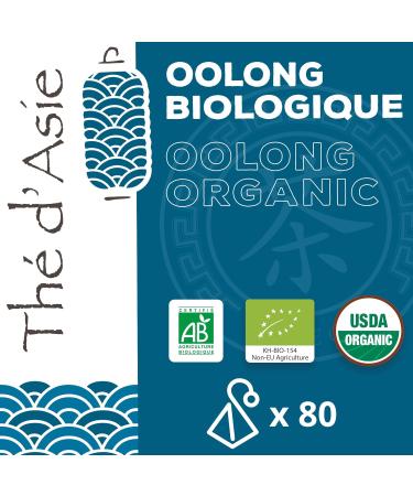 Khla Blue Tea Oolong - Organic 80 Pyramid Tea Bags | Premium Infusettes for International Shipping - Buy Online on GoSupps.com