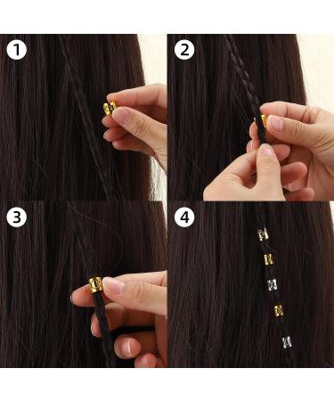 241PCS Hair Jewelry Set for Women - Gold & Silver Braids Rings, Cuffs, & Clips - Dreadlock Accessories & Decorations - Buy Online on GoSupps.com