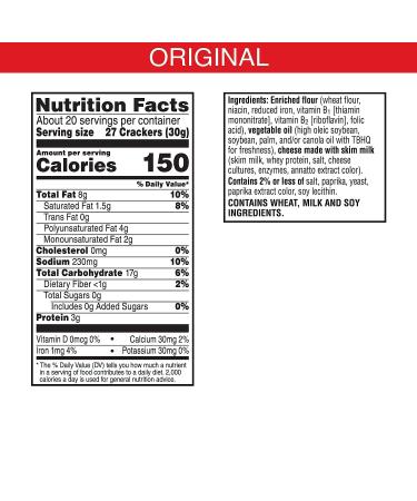 Cheez-It Original Baked Snack Crackers - 21oz Box - Perfect Office and Kids Snacks - Buy Online on GoSupps.com
