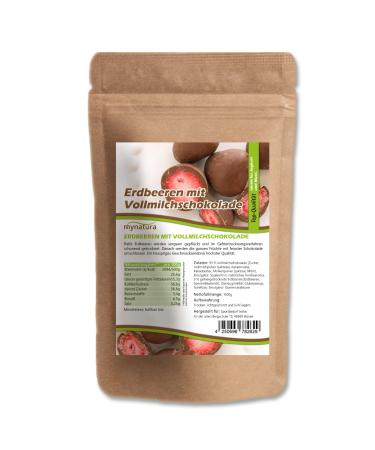mynatura Mynatura Strawberries Freezer Dried Whole Milk Chocolate Strawberries Chocolate Wrapped Cereals Sweet Snacks Bag (3 x 1000g)