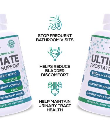 ALPHA RISE Best Over-The-Counter Prostate Support - Prostate Health Supplement for Men (60 Capsules) + ADK 10 Vitamin Supplement + Olive Oil for Better Absorption (90 Vegetarian Capsules) - Buy Online on GoSupps.com