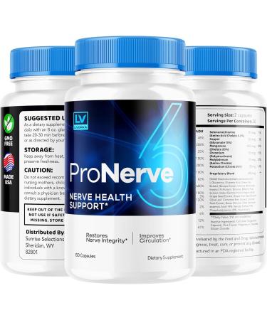 Pronerve 6 Capsules (3 Pack) - Advanced Nerve Health Support 180 Count Pro Nerve 6 Reviews & Benefits - Buy Online on GoSupps.com
