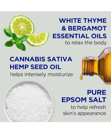 Dr Teal's Hemp Seed Oil Foaming Bath - Relax and Rejuvenate - Buy Online on GoSupps.com